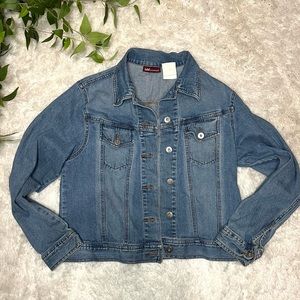 LEE Riveted Jean Jacket Button Down Size Medium